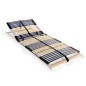 vidaXL Somieres de cama 2 uds con 42 láminas 7 zonas 70x200 cm
