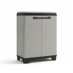 Keter Armario de Reciclaje Planet gris y negro 