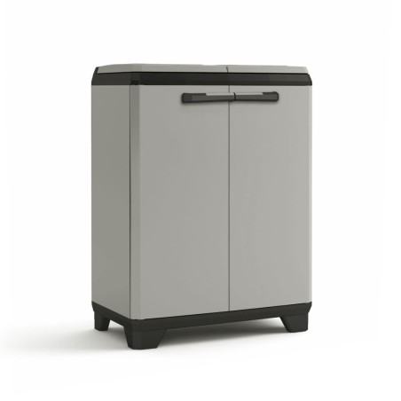 Keter Armario de Reciclaje Planet gris y negro 