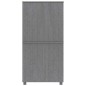 vidaXL Armario HAMAR madera maciza pino gris oscuro 89x50x180 cm vidaXL Armario HAMAR madera maciza pino gris oscuro 89x50x180 cm