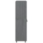 vidaXL Armario HAMAR madera maciza pino gris oscuro 89x50x180 cm vidaXL Armario HAMAR madera maciza pino gris oscuro 89x50x180 cm