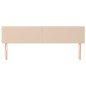 vidaXL Cabeceros 2 unidades cuero sintético capuchino 100x5x78/88 cm vidaXL Cabeceros 2 unidades cuero sintético capuchino 100x5x78/88 cm