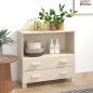 vidaXL Aparador HAMAR madera de pino maciza marrón miel 85x35x80 cm vidaXL Aparador HAMAR madera de pino maciza marrón miel 85x35x80 cm