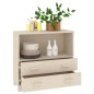 vidaXL Aparador HAMAR madera de pino maciza marrón miel 85x35x80 cm vidaXL Aparador HAMAR madera de pino maciza marrón miel 85x35x80 cm
