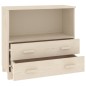 vidaXL Aparador HAMAR madera de pino maciza marrón miel 85x35x80 cm vidaXL Aparador HAMAR madera de pino maciza marrón miel 85x35x80 cm