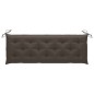 vidaXL Banco de jardín 3 plazas madera eucalipto gris y cojín 150 cm vidaXL Banco de jardín 3 plazas madera eucalipto gris y cojín 150 cm