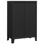 vidaXL Baúl de almacenaje industrial metal negro 75x40x115 cm vidaXL Baúl de almacenaje industrial metal negro 75x40x115 cm