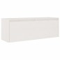 vidaXL Muebles para TV 2 piezas madera maciza de pino blanco