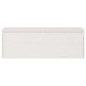 vidaXL Muebles para TV 2 piezas madera maciza de pino blanco