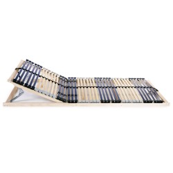 vidaXL Somieres de cama 2 uds con 42 láminas 7 zonas 80x200 cm