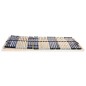 vidaXL Somieres de cama 2 uds con 42 láminas 7 zonas 80x200 cm