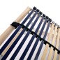 vidaXL Somieres de cama 2 uds con 42 láminas 7 zonas 80x200 cm
