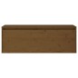 vidaXL Muebles para TV 2 piezas madera maciza de pino marrón miel