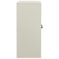 vidaXL Armario de oficina de acero gris claro 90x40x90cm vidaXL Armario de oficina de acero gris claro 90x40x90cm