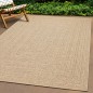 vidaXL Alfombra con aspecto de yute interior y exterior 140x200 cm vidaXL Alfombra con aspecto de yute interior y exterior 140x200 cm