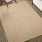 vidaXL Alfombra con aspecto de yute interior y exterior 140x200 cm vidaXL Alfombra con aspecto de yute interior y exterior 140x200 cm