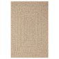 vidaXL Alfombra con aspecto de yute interior y exterior 140x200 cm vidaXL Alfombra con aspecto de yute interior y exterior 140x200 cm