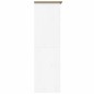 vidaXL Armario BODO madera maciza pino blanco y marrón 101x52x176,5 cm