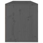 vidaXL Muebles para TV 3 piezas madera maciza de pino gris