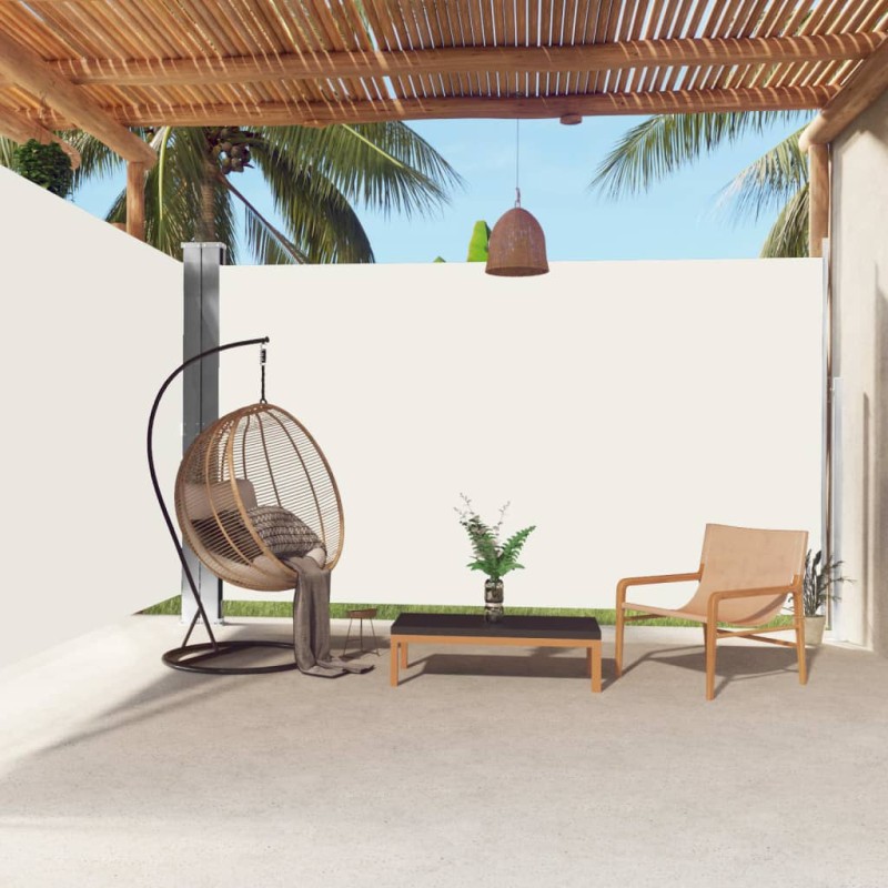 vidaXL Toldo lateral retráctil crema 220x600 cm vidaXL Toldo lateral retráctil crema 220x600 cm
