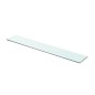 vidaXL Estantes 2 unidades panel de vidrio transparente 80x12 cm vidaXL Estantes 2 unidades panel de vidrio transparente 80x12 cm