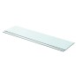 vidaXL Estantes 2 unidades panel de vidrio transparente 90x20 cm vidaXL Estantes 2 unidades panel de vidrio transparente 90x20 cm