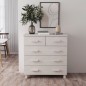 vidaXL Aparador HAMAR madera maciza de pino blanca 79x40x80 cm vidaXL Aparador HAMAR madera maciza de pino blanca 79x40x80 cm