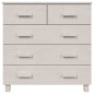 vidaXL Aparador HAMAR madera maciza de pino blanca 79x40x80 cm vidaXL Aparador HAMAR madera maciza de pino blanca 79x40x80 cm