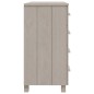 vidaXL Aparador HAMAR madera maciza de pino blanca 79x40x80 cm vidaXL Aparador HAMAR madera maciza de pino blanca 79x40x80 cm