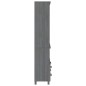 vidaXL Aparador HAMAR madera de pino maciza gris oscuro vidaXL Aparador HAMAR madera de pino maciza gris oscuro