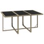 vidaXL Set comedor de jardín 7 pzas con cojines ratán sintético beige vidaXL Set comedor de jardín 7 pzas con cojines ratán sintético beige
