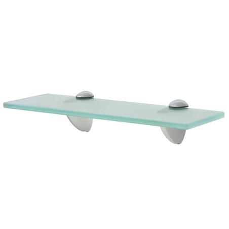 vidaXL Estantes flotantes 2 unidades vidrio 8 mm 30x10 cm