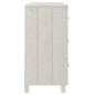 vidaXL Aparador HAMAR madera maciza de pino blanco 113x40x80 cm vidaXL Aparador HAMAR madera maciza de pino blanco 113x40x80 cm