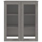 vidaXL Aparador superior HAMAR pino macizo gris claro 85x35x100 cm vidaXL Aparador superior HAMAR pino macizo gris claro 85x35x100 cm