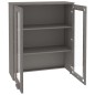 vidaXL Aparador superior HAMAR pino macizo gris claro 85x35x100 cm vidaXL Aparador superior HAMAR pino macizo gris claro 85x35x100 cm