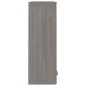 vidaXL Aparador superior HAMAR pino macizo gris claro 85x35x100 cm vidaXL Aparador superior HAMAR pino macizo gris claro 85x35x100 cm