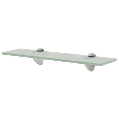vidaXL Estantes flotantes 2 unidades vidrio 8 mm 40x10 cm