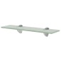 vidaXL Estantes flotantes 2 unidades vidrio 8 mm 40x10 cm vidaXL Estantes flotantes 2 unidades vidrio 8 mm 40x10 cm
