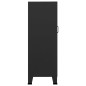 vidaXL Baúl de almacenaje industrial metal negro 70x40x115 cm vidaXL Baúl de almacenaje industrial metal negro 70x40x115 cm