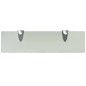 vidaXL Estantes flotantes 2 unidades vidrio 8 mm 40x10 cm vidaXL Estantes flotantes 2 unidades vidrio 8 mm 40x10 cm