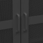vidaXL Baúl de almacenaje industrial metal negro 70x40x115 cm vidaXL Baúl de almacenaje industrial metal negro 70x40x115 cm