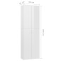 vidaXL Armario de oficina de contrachapado blanco brillo 60x32x190 cm vidaXL Armario de oficina de contrachapado blanco brillo 60x32x190 cm