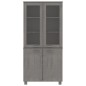 vidaXL Aparador HAMAR madera de pino maciza gris claro vidaXL Aparador HAMAR madera de pino maciza gris claro