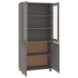 vidaXL Aparador HAMAR madera de pino maciza gris claro vidaXL Aparador HAMAR madera de pino maciza gris claro