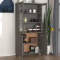 vidaXL Aparador HAMAR madera de pino maciza gris claro vidaXL Aparador HAMAR madera de pino maciza gris claro