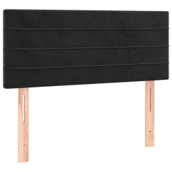 vidaXL Cabecero de terciopelo negro 90x5x78/88 cm