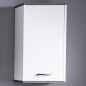 Trendteam Armario de pared para baño SanDiego blanco y plata ahumado Trendteam Armario de pared para baño SanDiego blanco y plata ahumado