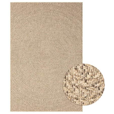 vidaXL Alfombra con aspecto de yute interior y exterior 120x170 cm