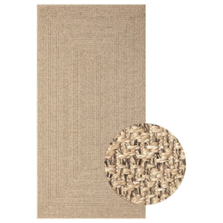 vidaXL Alfombra con aspecto de yute interior y exterior 80x150 cm