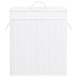 vidaXL Cesta para la ropa sucia de bambú de una sección blanca 83 l vidaXL Cesta para la ropa sucia de bambú de una sección blanca 83 l